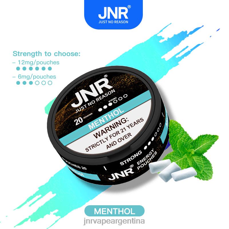 JNR Vape Argentina | mentol bolsas de energía jnr R08PX102