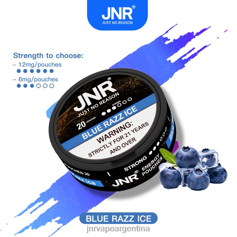 JNR Vape Review | hielo azul bolsas de energía jnr R08PX104