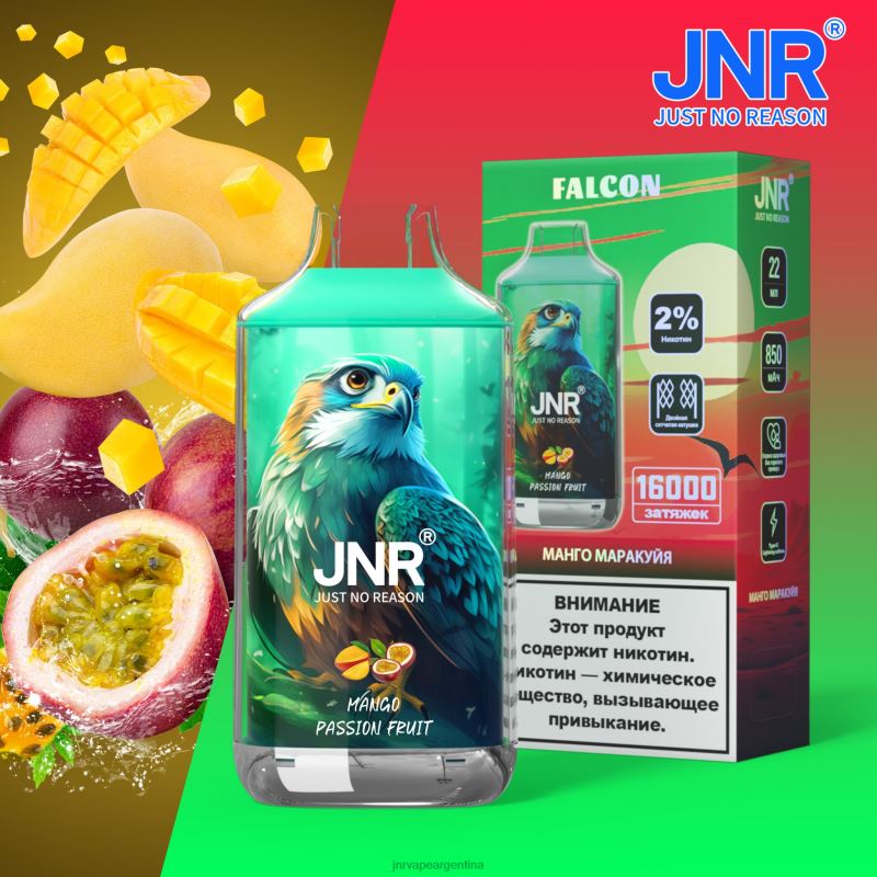 JNR Vape Argentina | mango maracuyá sin frutas halcón jnr R08PX222