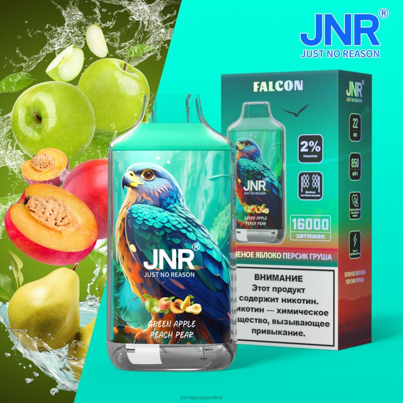 JNR Vape Flavours | manzana verde melocotón pera halcón jnr R08PX198