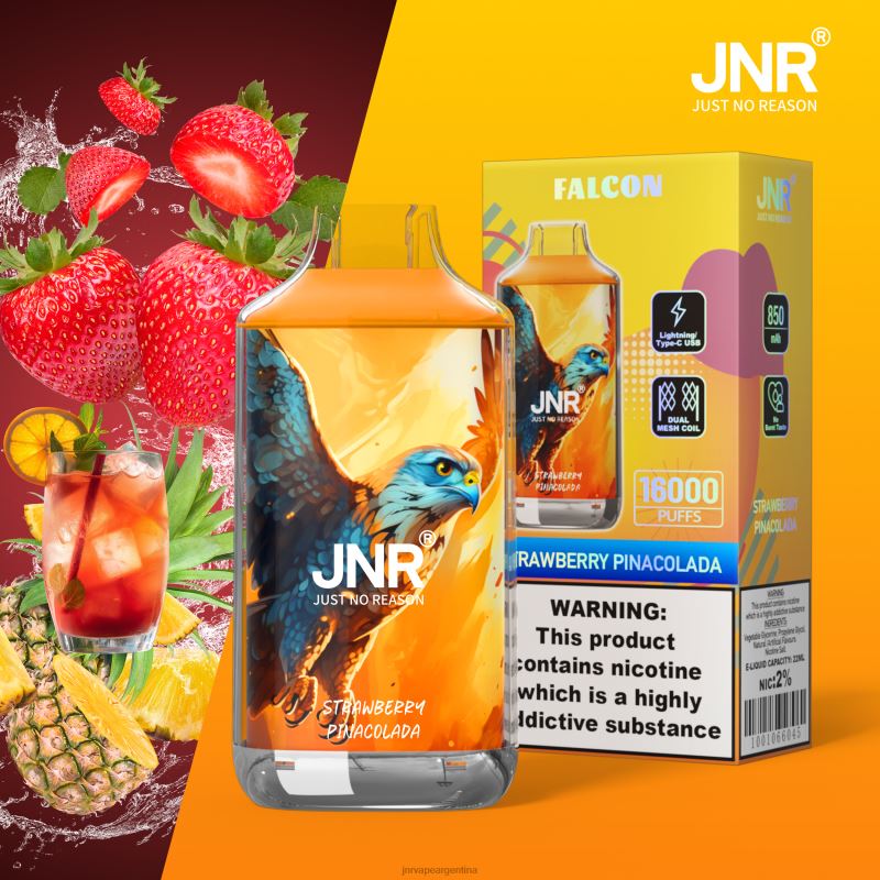 JNR Vape Flavours | piñacolada de fresa sin frutas halcón jnr R08PX228