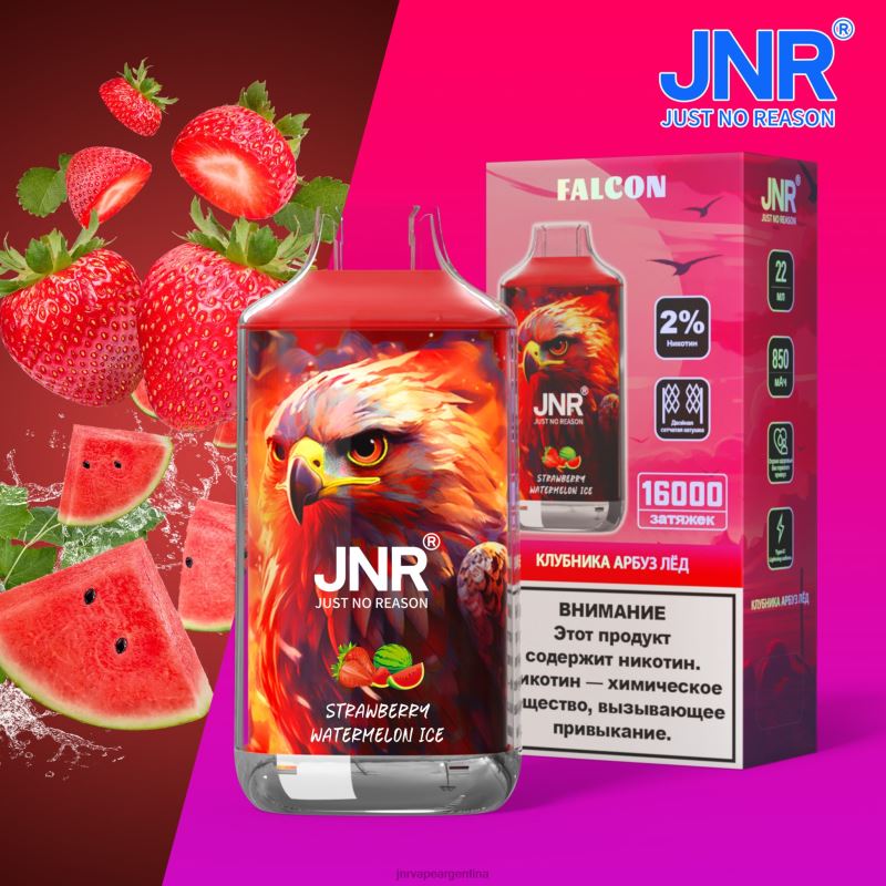 JNR Vape Pods | hielo de sandia fresa sin frutas halcón jnr R08PX229