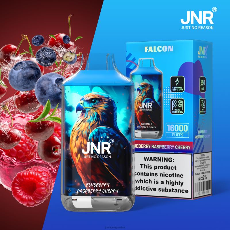 JNR Vape Shop | arándano frambuesa cereza sin frutas halcón jnr R08PX216