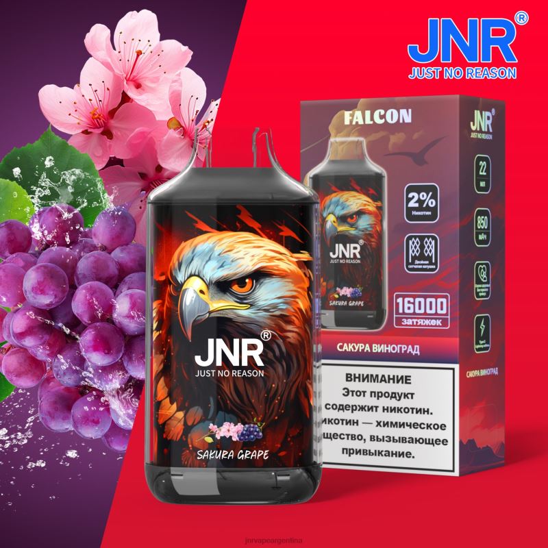 JNR Vape Shop | uva sakura sin frutos halcón jnr R08PX226