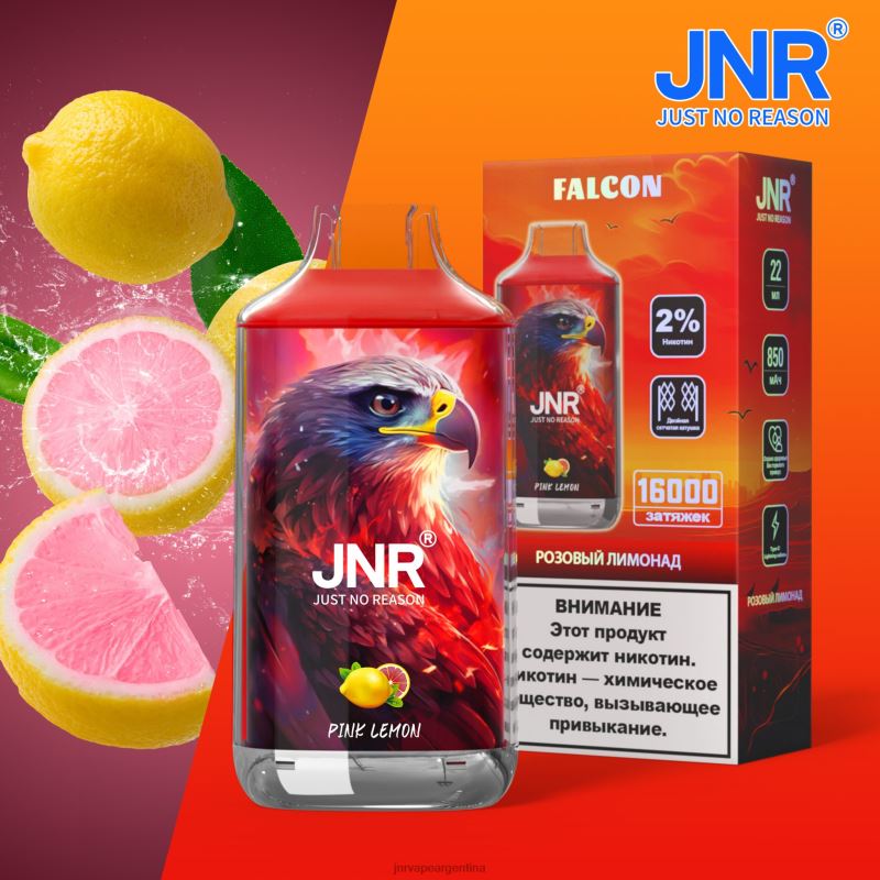 JNR Vapes Factory | limón rosa sin frutos halcón jnr R08PX225