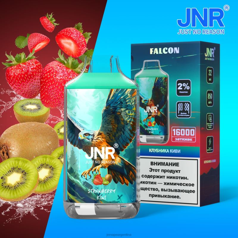 JNR Vapes Website | kiwi fresa sin frutas halcón jnr R08PX227