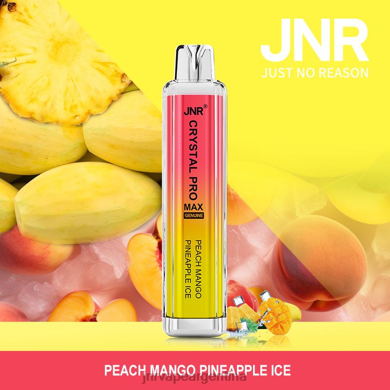 JNR Vape Nicotine Content | melocotón mango piña hielo jnr cristal promax R08PX340
