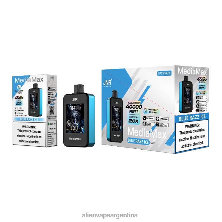 JNR Vape Shop hielo azul | JNR MediaMax bocanada de 40k B286421