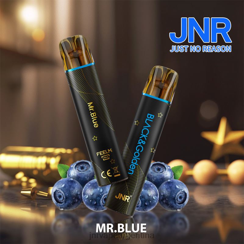 JNR Vape Flavours | señor azul jnr negro y dorado R08PX278