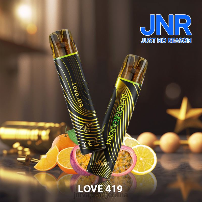 JNR Vape Nicotine Content | amor 419 jnr negro y dorado R08PX290