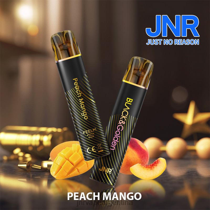JNR Vape Pods | mango durazno jnr negro y dorado R08PX279