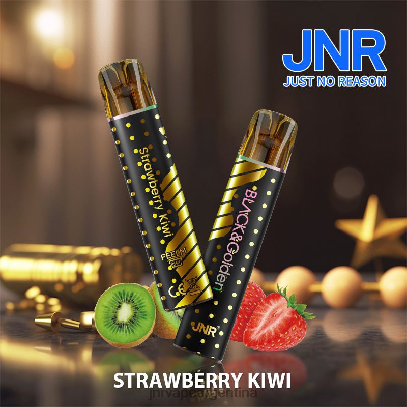 JNR Vape Review | kiwi fresa jnr negro y dorado R08PX284