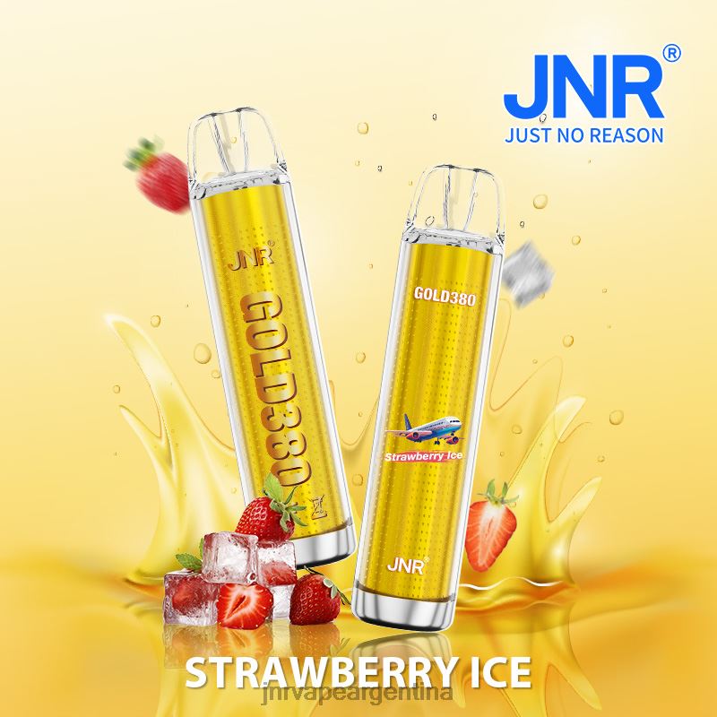 JNR Vape Review | hielo de fresa jnr oro380 R08PX54