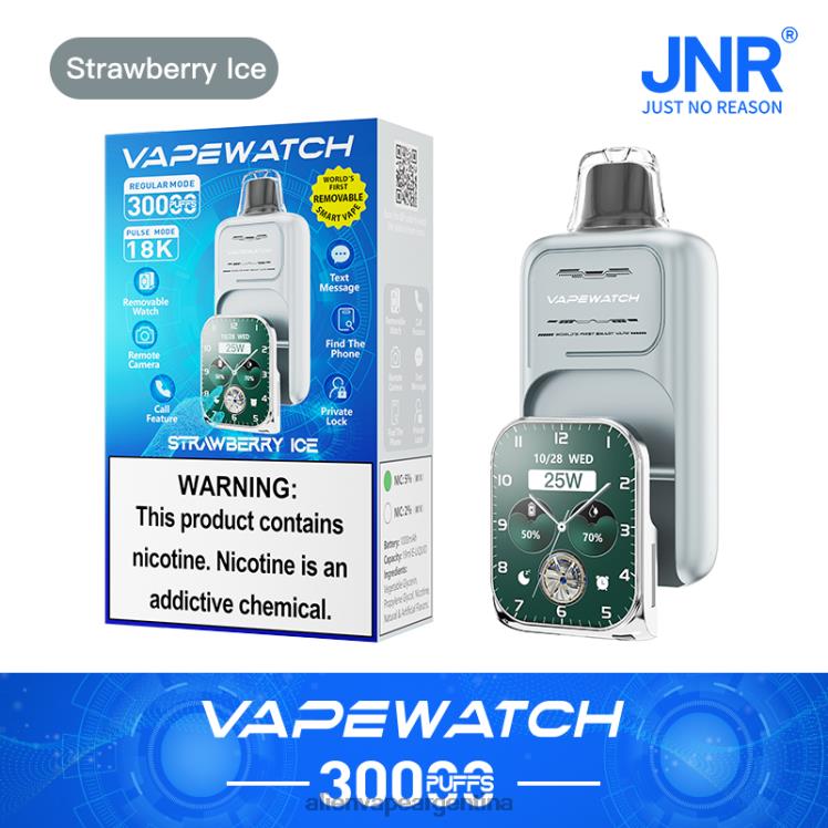 JNR Vape Buenos Aires hielo de fresa | JNR reloj vapeador B286410