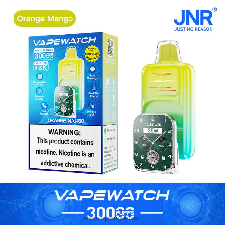 JNR Vape Buenos Aires mango naranja | JNR reloj vapeador B28642