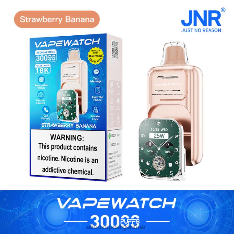 JNR Vape Flavours plátano fresa | JNR reloj vapeador B28647