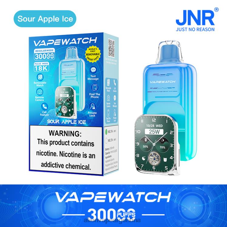 JNR Vape Shop hielo de manzana agria | JNR reloj vapeador B28645