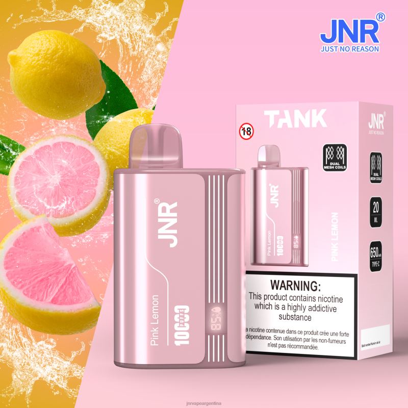 JNR Vape Argentina | limon rosa tanque jnr R08PX32