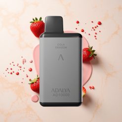 Adalya AD 10000 Fresas Salpicadas Gris Espacial Recargable